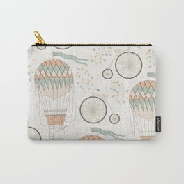 Hot Air Balloons and Unicycles Carry-All Pouch