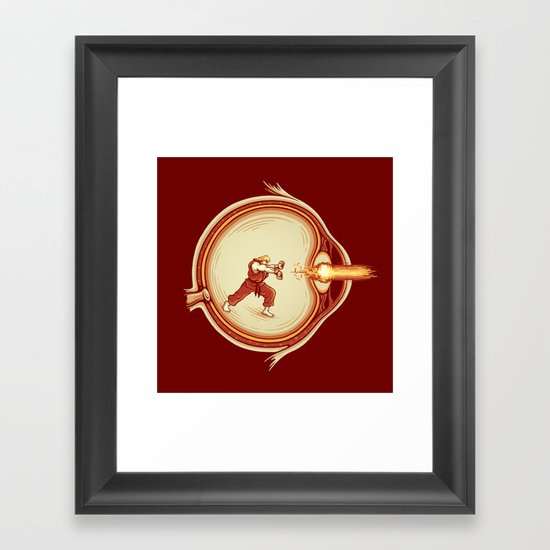 Optic Blast Framed Art Print