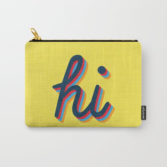 Hi - yellow version Carry-All Pouch