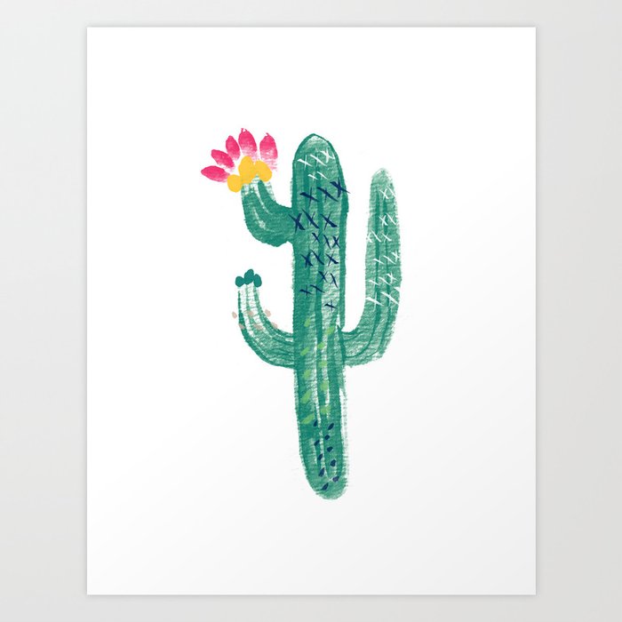 Cactus Cutie Art Print