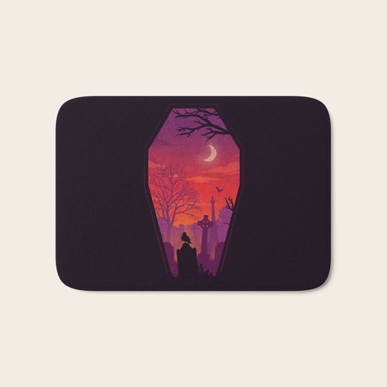 To The Grave Bath Mat