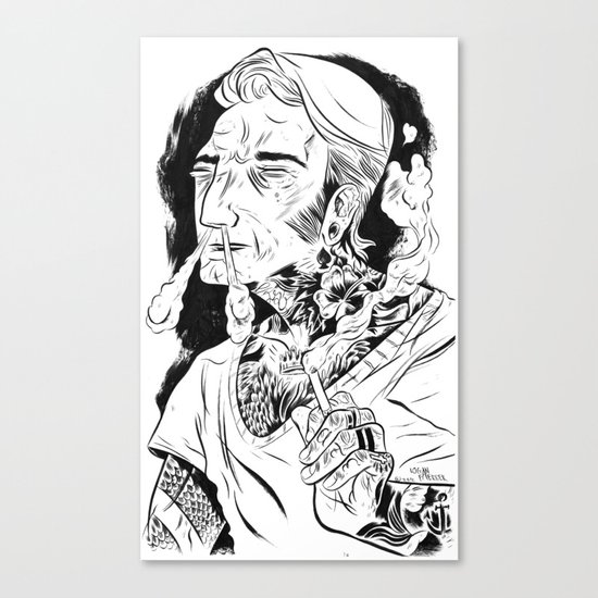 Psychobilly Canvas Print