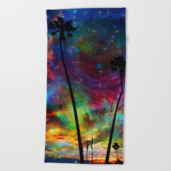 Magical Palms Beach Towel
