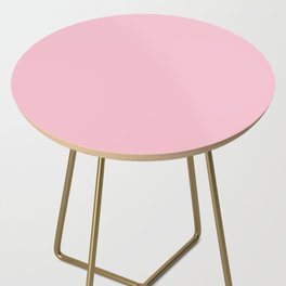 Pink Pleat Side Table