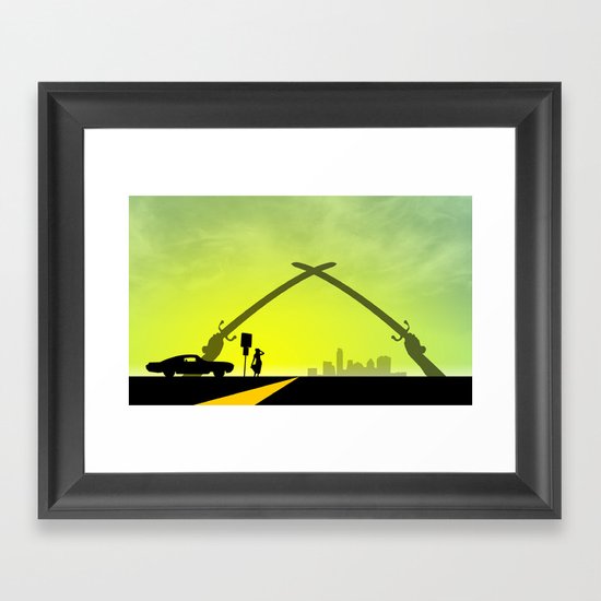 New Austin (Iraq Swords) Framed Art Print