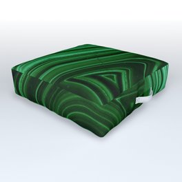 GREEN MALACHITE STONE PATTERN Outdoor Floor Cushion