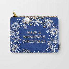 HAVE A WONDERFUL CHRISTMAS Carry-All Pouch