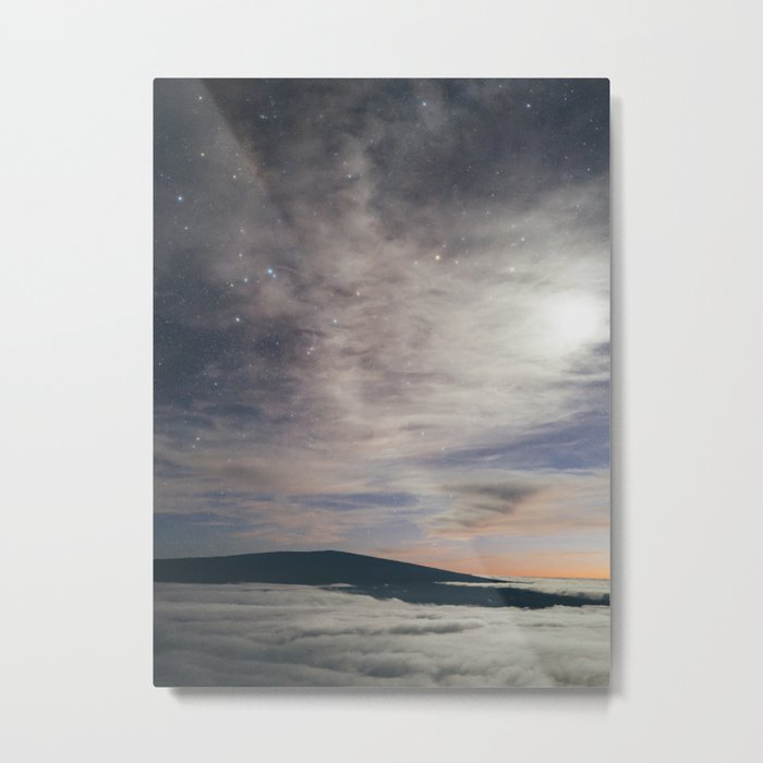 The Stars over Mauna Loa Metal Print