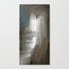 Una - Minimal, Modern - Contemporary Abstract Painting  Canvas Print