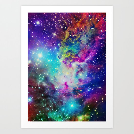 Fox Nebula Art Print