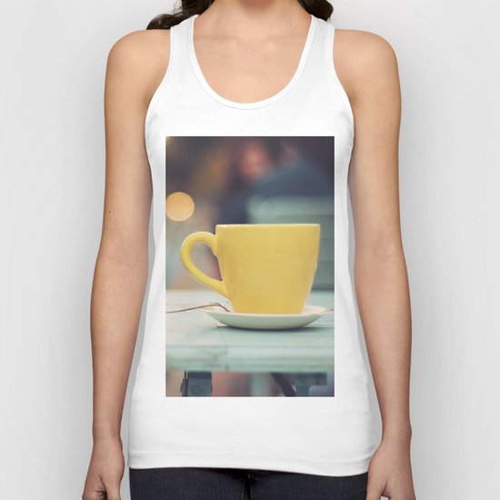 The yellow cup Unisex Tank Top