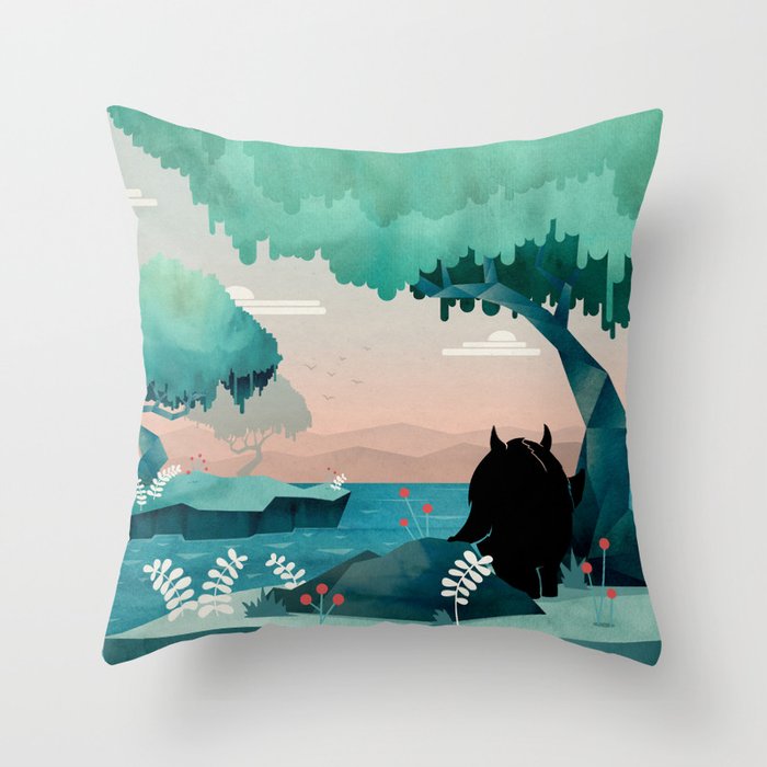 The Journey Throw Pillow