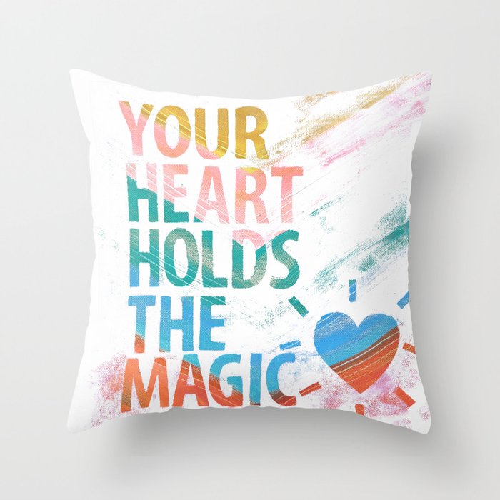 HEART MAGIC Throw Pillow