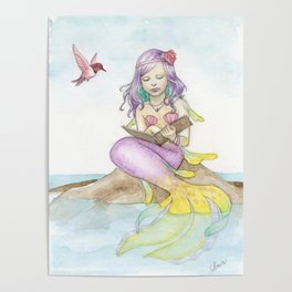 Precocious mermaid - MerMay 2018 Poster