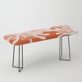 Dandelion Duo red and white Bench