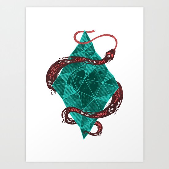 Mystic Crystal Art Print
