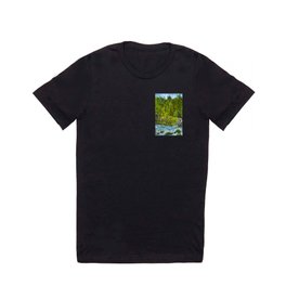 South Umpqua River, Oregon T Shirt | Oregon, Forrest, Painting, Umpquariver, Impressionism, Landscape, Acrylic, Realism, Nature, Expressionism 