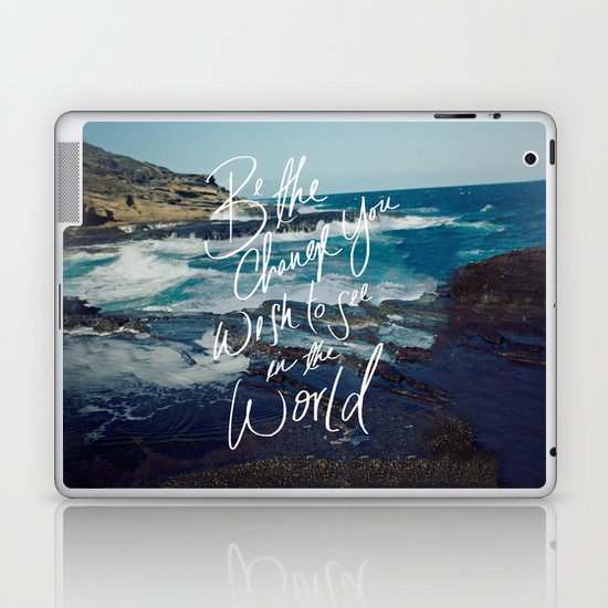 Be the Change Laptop & iPad Skin