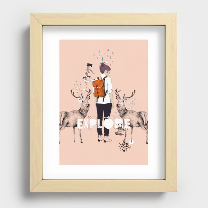 The Wilderness Recessed Framed Print