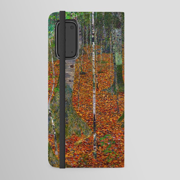 Gustav Klimt - Birch Wood Android Wallet Case