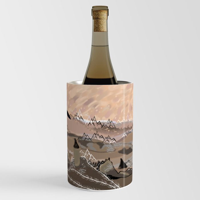 African landscape Wine Chiller
