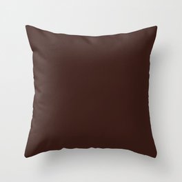 Rustic Brown Throw Pillow