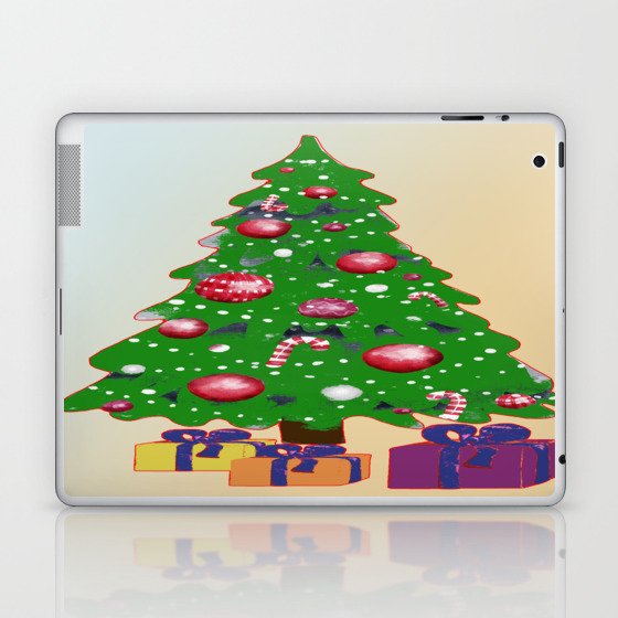 Christmas Special - Tree decoration and Gifts design Laptop & iPad Skin