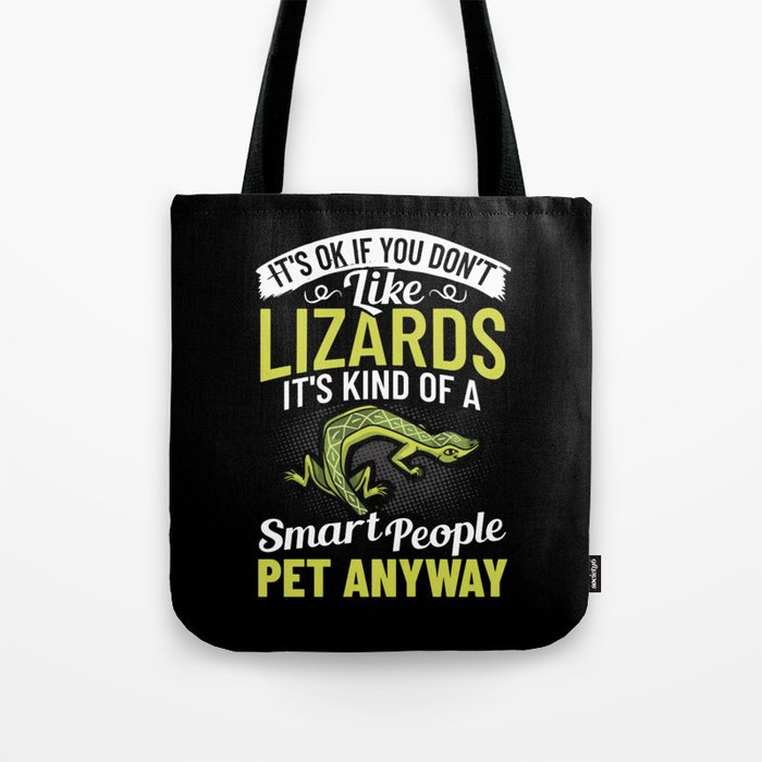 Lizard Pet Reptile Eggs Cage Food Lover Tote Bag