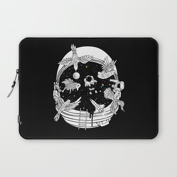 Depth of Discovery (A Case of Constant Curiosity-B/W) Laptop Sleeve