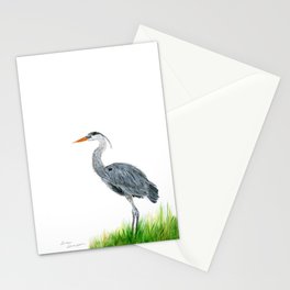 "Tall and Graceful" the Blue Heron by Teresa Thompson Stationery Cards