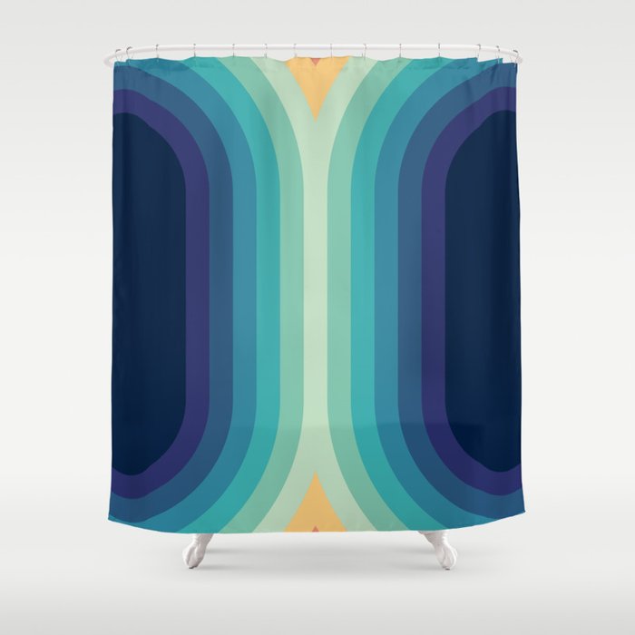 Retro Smooth 001 Shower Curtain