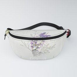 Living Flowers Tryptych Fanny Pack