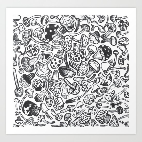 Mushmania Art Print