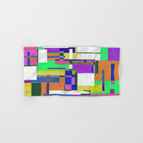 Pastel Geometry Hand & Bath Towel