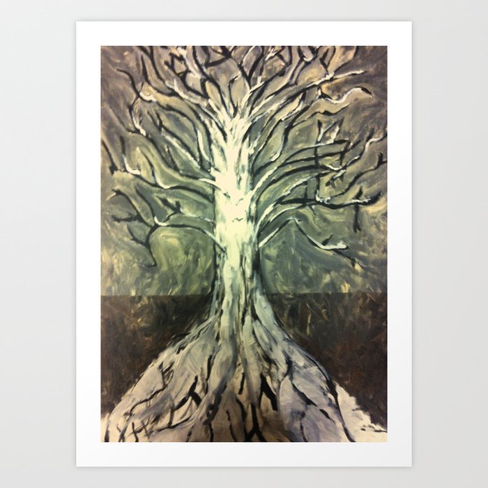 the tree Art Print