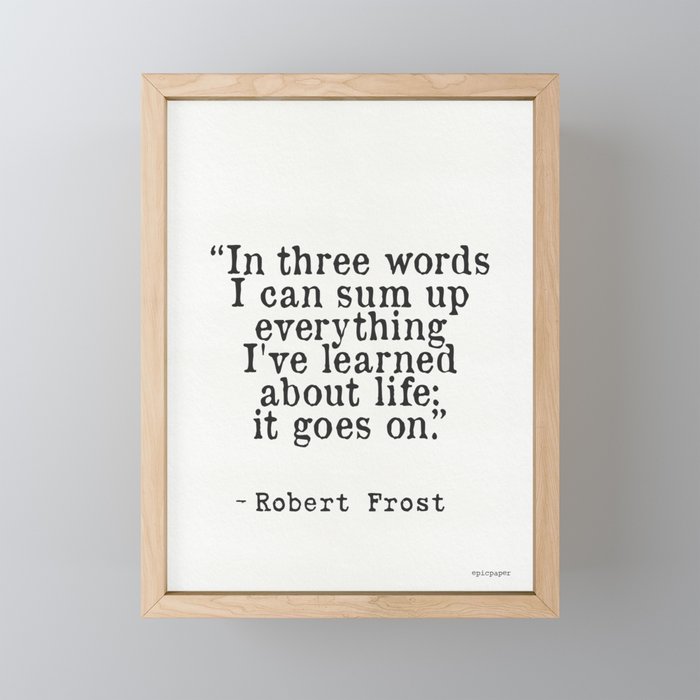 Framed Mini Art Print
