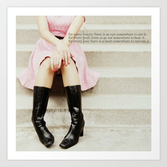 pretty in pink two Art Print