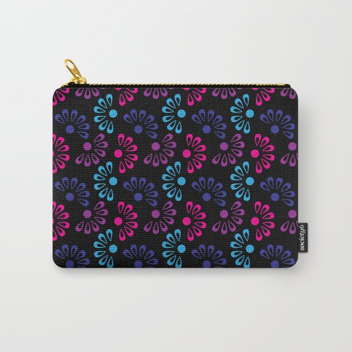 Lovely Floral Pattern Carry-All Pouch