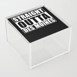 Straight Outta Des Moines Acrylic Box