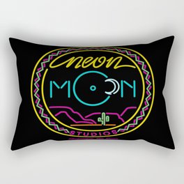 Neon Moon Studios Logo Rectangle Rectangular Pillow