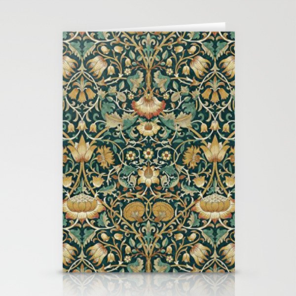 William Morris floral design Stationery Cards