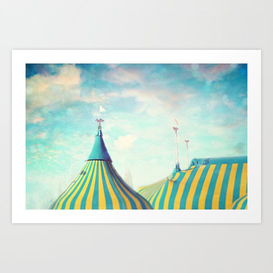circus tent Art Print