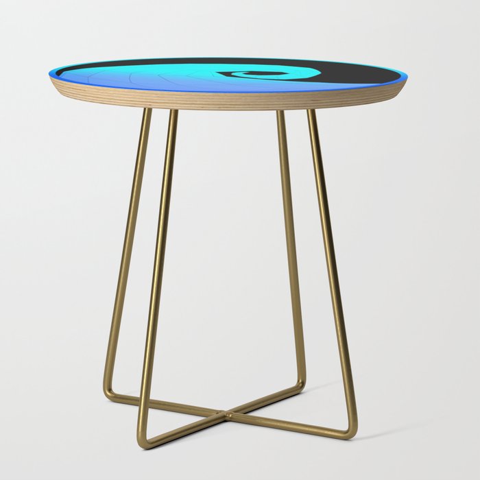 Stylized Wave Side Table