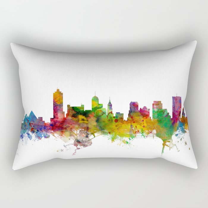 Memphis Tennessee Skyline Rectangular Pillow