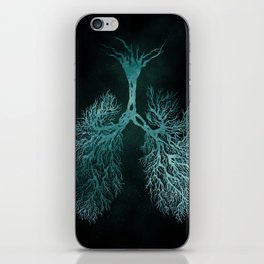 just breathe // the lungs of nature iPhone Skin