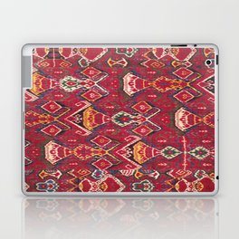 Antique Red Patterned Weave Laptop Skin