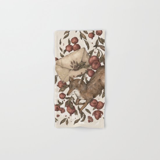 Coyote Love Letters Hand & Bath Towel