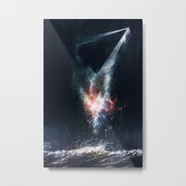 They lied to me Metal Print | Dream, Water, Graphic Design, Emotions, Illusions, Digital Manipulation, Anger, Digital, Energy, Scary 