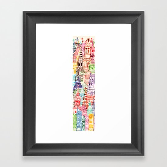 London Towers Framed Art Print