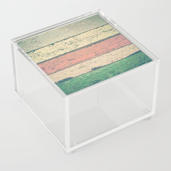 Old wood floor Acrylic Box